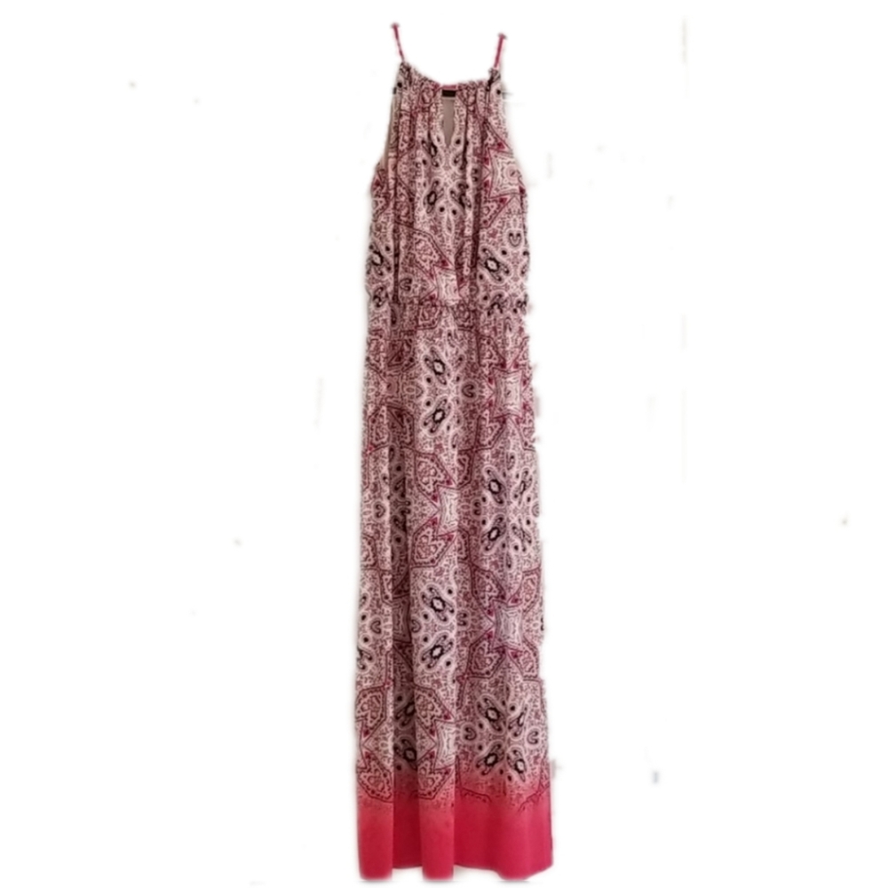 London Times Maxi Paisley Dress Size 4